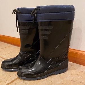 Totes Big Boys size 4 Snow/Rain Boots Navy